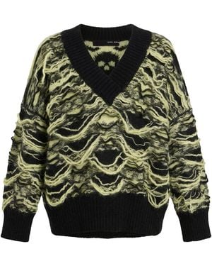 Isabel Benenato Sweater Mohair Wool, Polyamide, Wool - Green