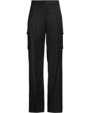 ACTUALEE Trousers Polyester, Viscose, Elastane - Black