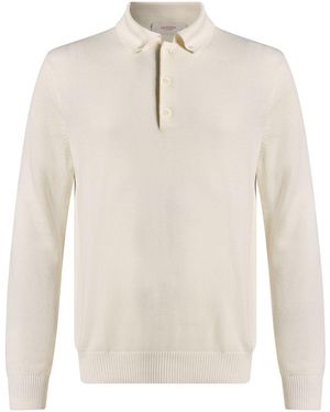 Agnona Jumper Silk, Cotton - White