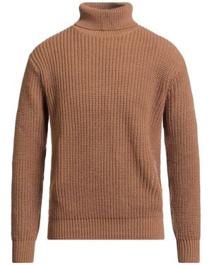 Stilosophy Camel Turtleneck Acrylic, Polyester - Brown