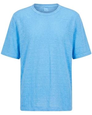 120% Lino T-Shirt - Blu