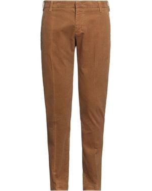 Entre Amis Camel Trousers Cotton, Elastane - Brown