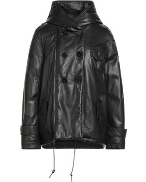 Giorgio Brato Coat Leather - Black