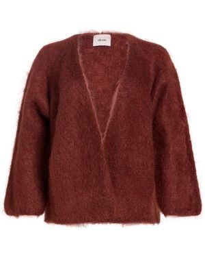 Dixie Cardigan Superkid Mohair, Polyamide, Elastane - Red