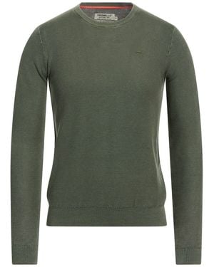 Fred Mello Military Sweater Cotton - Green