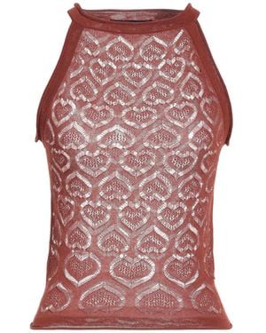 Marco Rambaldi Top Viscose, Polyamide - Pink