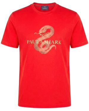 Paul & Shark T-Shirt Cotton - Red