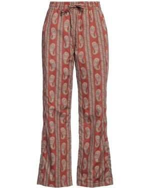 Needles Trousers Rayon, Cotton - Red