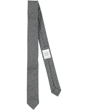 Thom Browne Ties & Bow Ties Wool - Gray