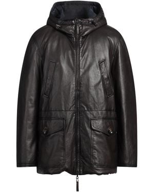 THE JACK AND JACKIE LEATHERS Jacket Leather - Black