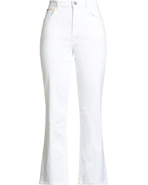 Goldgarn Pantalon En Jean - Blanc
