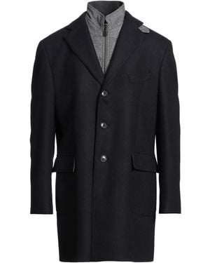 Lubiam Midnight Coat Wool, Cashmere - Blue