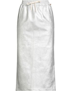 Souvenir Clubbing Midi Skirt Polyurethane, Viscose - Grey