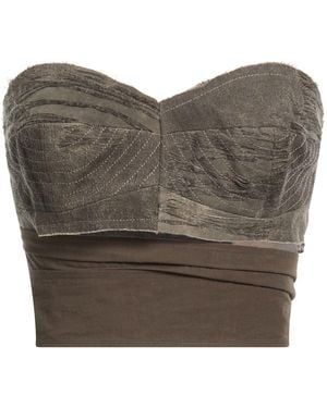 Uma Wang Top Cotton, Linen - Grey