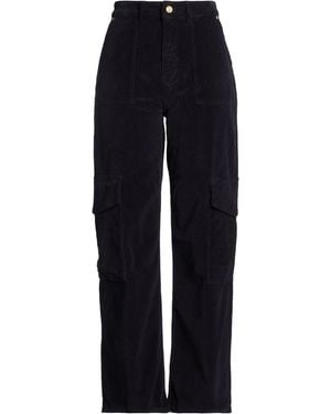 Ganni Midnight Trousers Organic Cotton, Elastane - Blue