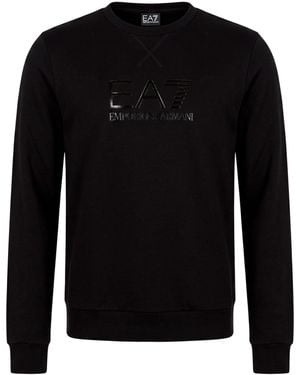 EA7 Sweatshirt Cotton, Elastane - Black