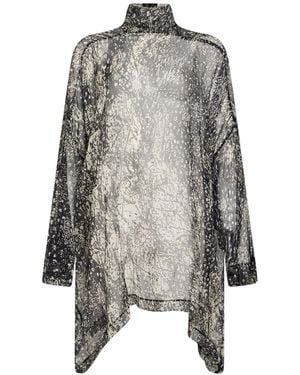 Rick Owens Top Silk - Grey