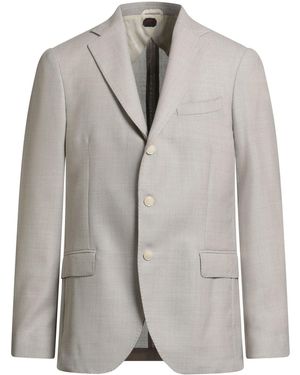 Mp Massimo Piombo Blazer Virgin Wool - Gray