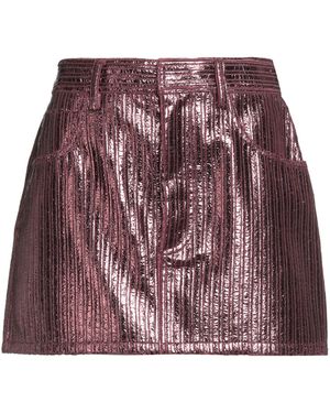 forte_forte Mini Skirts - Purple