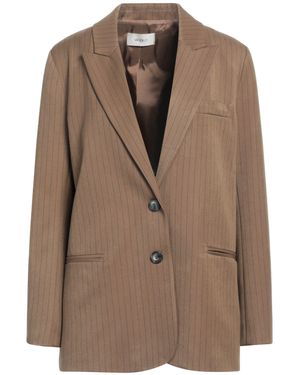 ViCOLO Camel Blazer Polyester, Viscose, Elastane - Brown