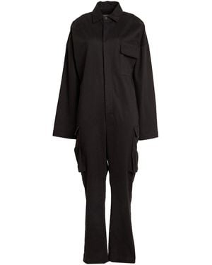 THE M.. Jumpsuit Cotton, Elastane - Black