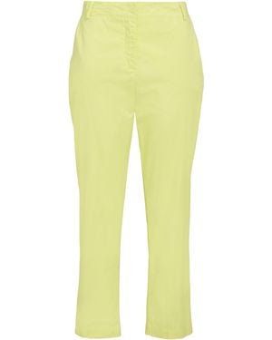 ALESSIA SANTI Trousers Cotton - Yellow