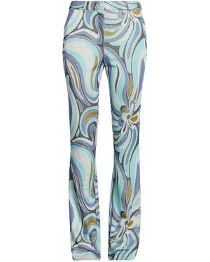 Maliparmi Trousers Viscose, Polyamide, Elastane - Blue