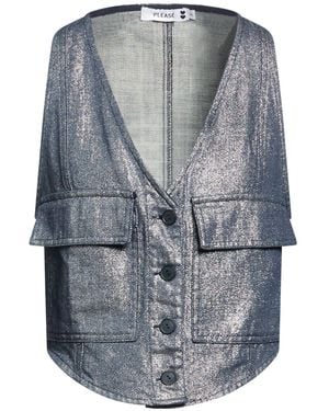 Please Tailored Vest Cotton - Grey