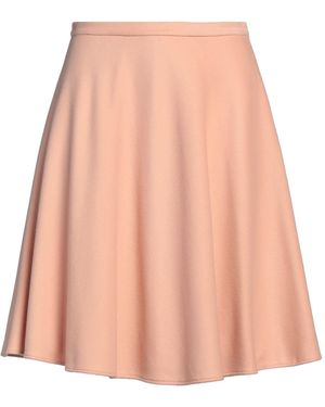 Ermanno Scervino Blush Mini Skirt Virgin Wool - Pink