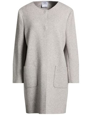 Fedeli Coat Cashmere, Wool, Lycra - Gray
