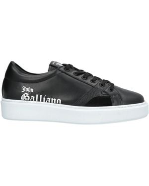 John Galliano Trainers Leather - Black
