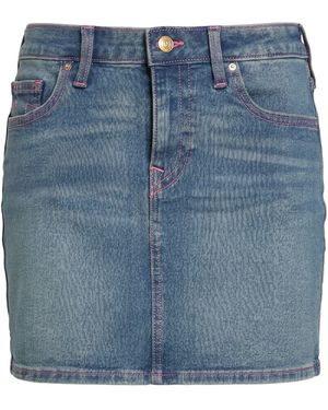 TRUE RELIGION Jeansrock - Blau