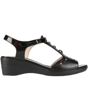 Stonefly Sandals Leather - Black