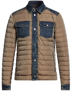 Moorer Khaki Puffer Polyamide - Blue