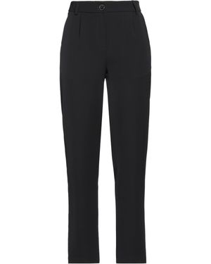 Brand Unique Pants Viscose, Elastane - Black