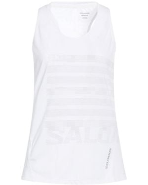 Salomon Tank Top Polyester - White