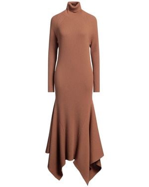 Antonelli Midi Dress Wool, Silk, Cashmere - Brown