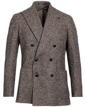 Tagliatore Burgundy Blazer Virgin Wool, Polyamide, Polyacrylic - Grey