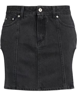 Heron Preston Denim Skirts - Black