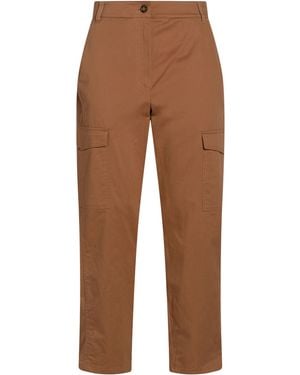 iBlues Pants Cotton, Elastane - Brown
