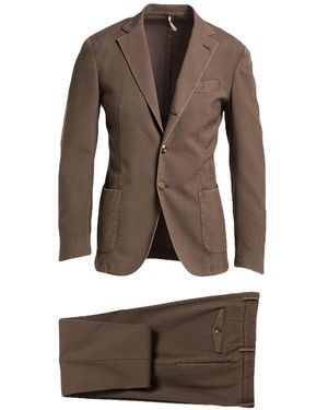 Santaniello Dark Suit Wool - Brown