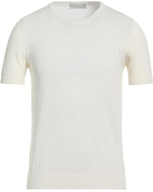 LUIGI GENTILE Pullover - Weiß