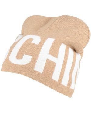Moschino Hat Wool, Viscose, Polyamide, Cashmere - Natural