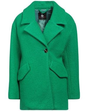 Yuko Coat Virgin Wool, Polyester - Green