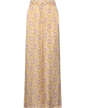 forte_forte Blush Trousers Viscose - Natural