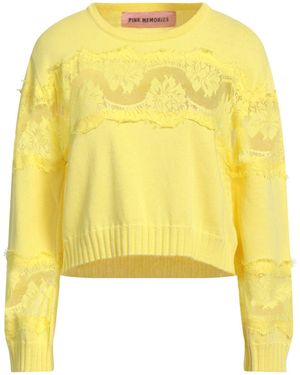 Pink Memories Sweater - Yellow
