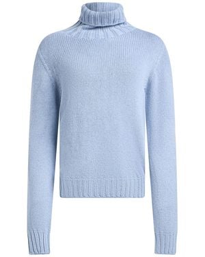 Aragona Turtleneck Cashmere - Blue