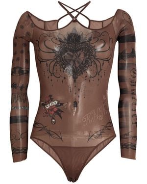 Jean Paul Gaultier X Knwls Bodysuit - Braun