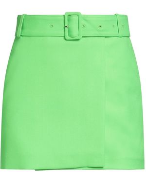 Ami Paris Mini Skirt Acrylic, Virgin Wool - Green