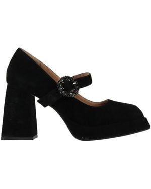 Alma En Pena. Court Shoes - Black